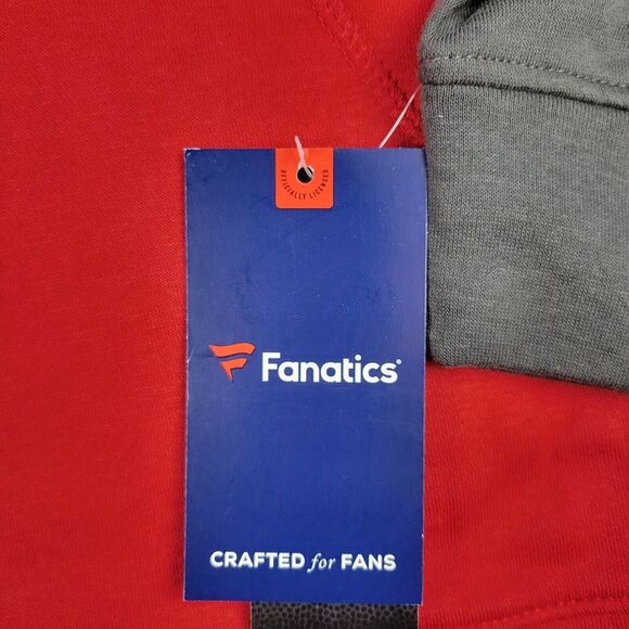 Fanatics Tampa Bay Buccaneers Mens 2XL Sweatshirt Red Fleece Pullover Hoodie NFL - Picture 6 of 14